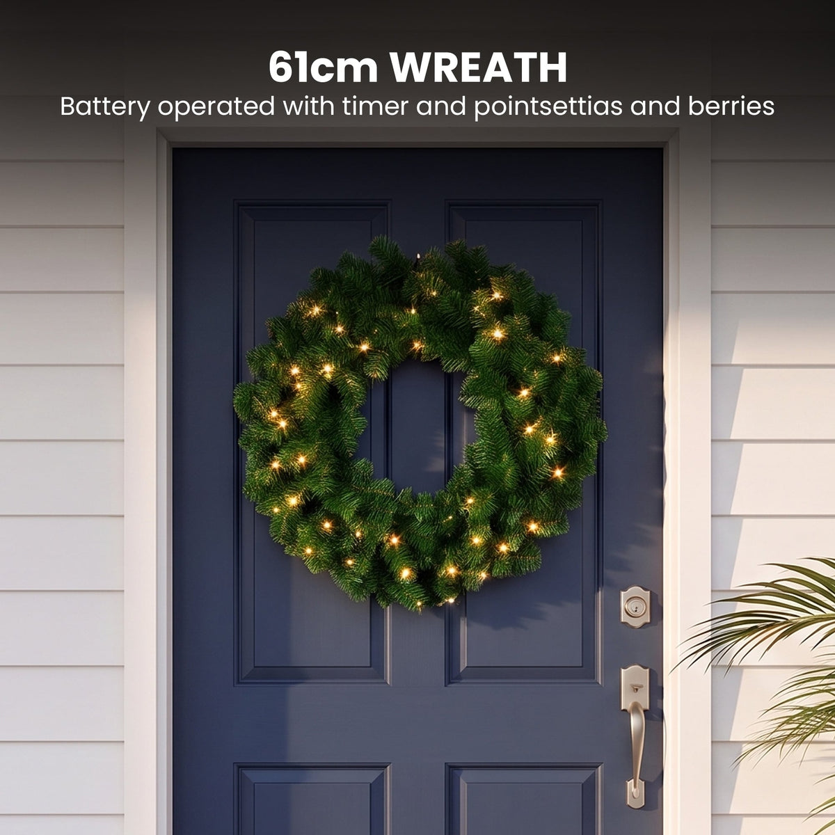 Green Christmas 3pc Set Steel