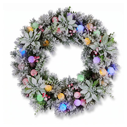 Christmas Decor Set Snowy Pine