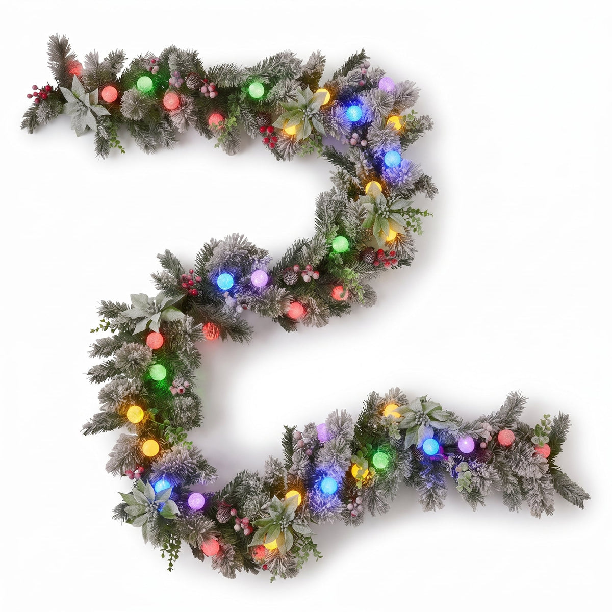 Christmas Decor Set Snowy Pine