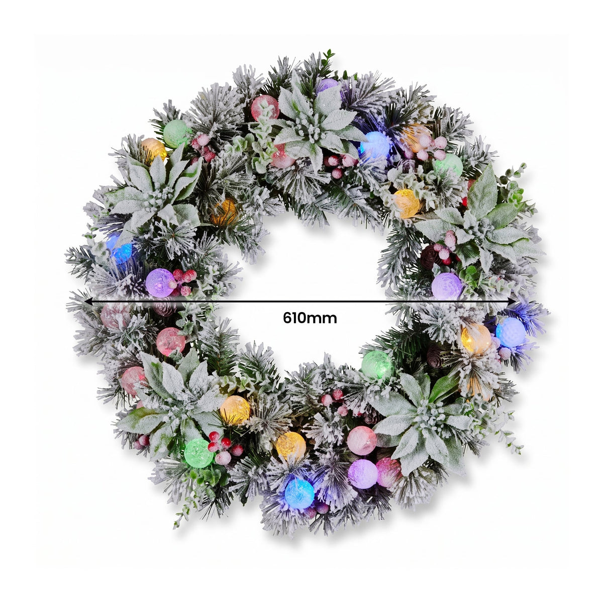 Christmas Decor Set Snowy Pine