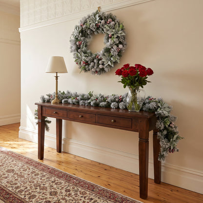 Christmas Decor Set Snowy Pine