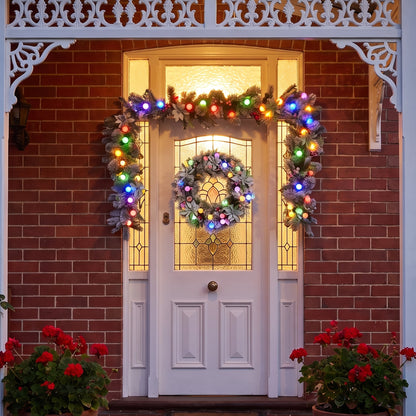 Christmas Decor Set Snowy Pine