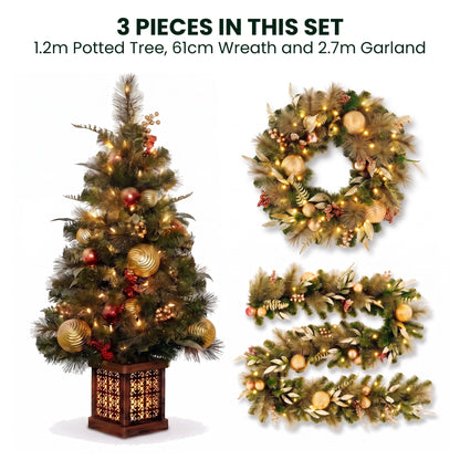Christmas Tree Set Natural
