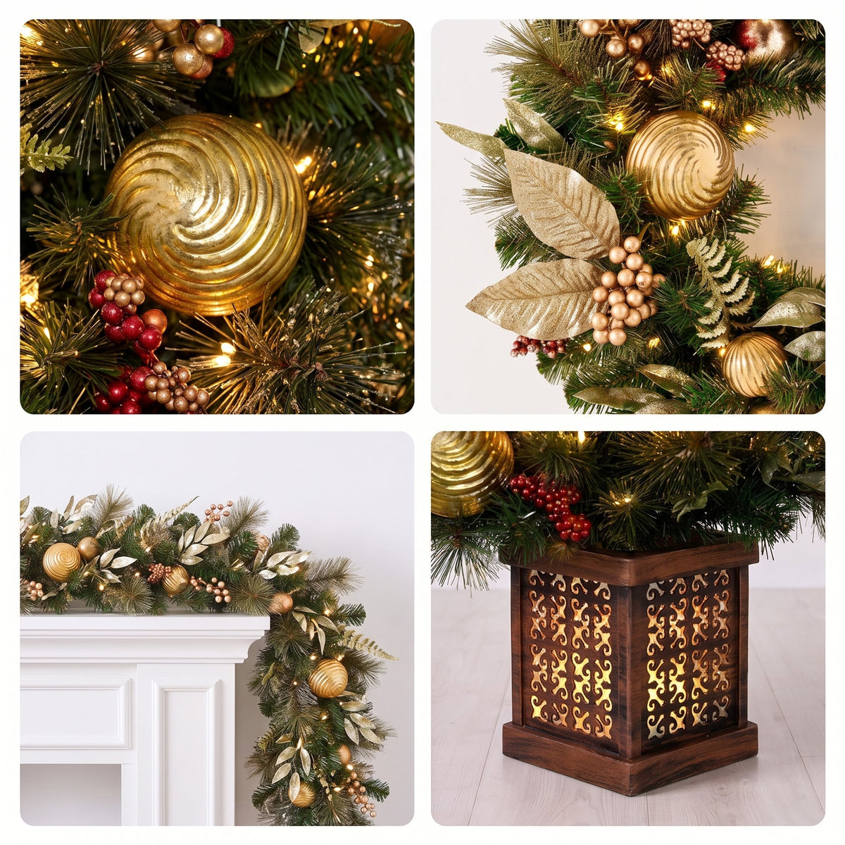 Christmas Tree Set Natural