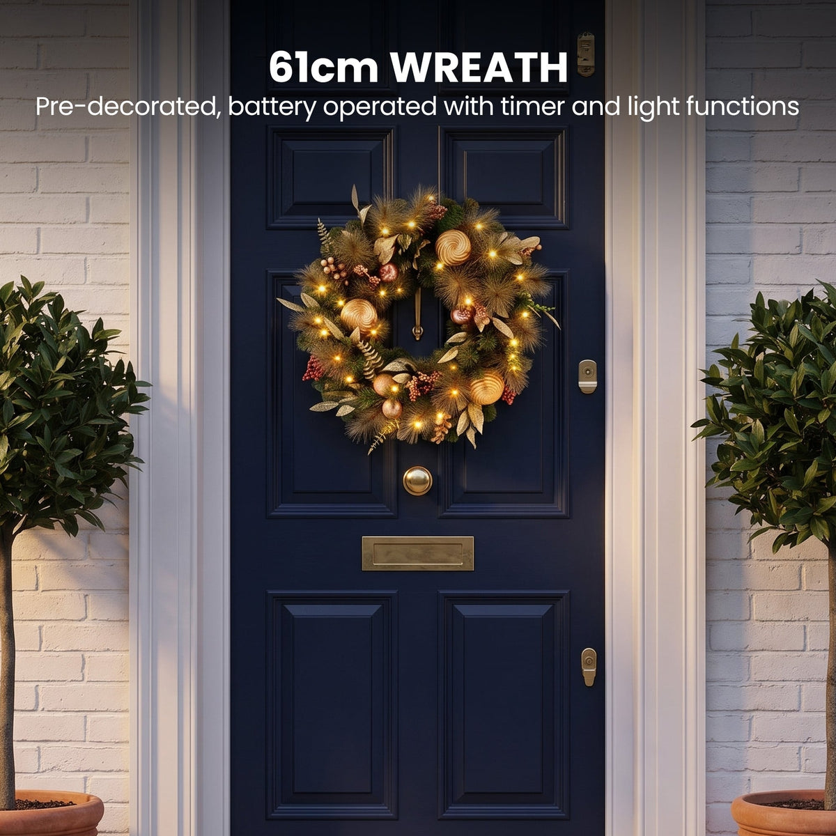 Deluxe Pre Lit Christmas Tree Set