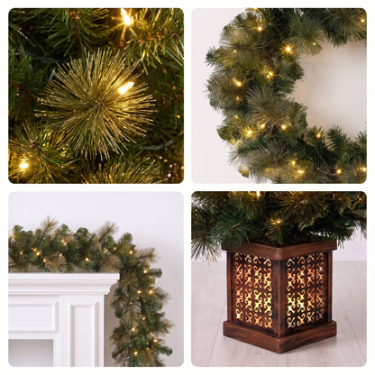 Gold Christmas Tree Set
