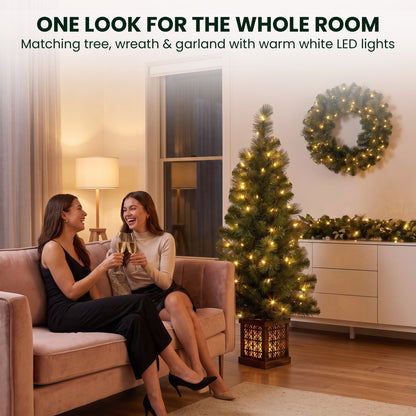 Gold Christmas Tree Set