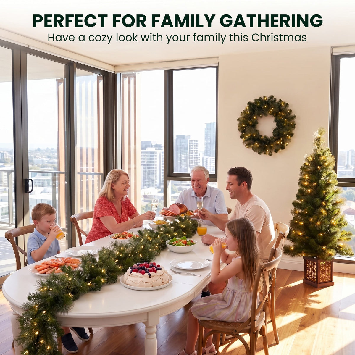 Gold Christmas Tree Set