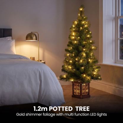 Gold Christmas Tree Set