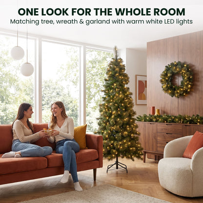 Gold Christmas Tree Set Slim