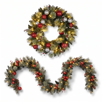 Christmas Wreath With Led Lights