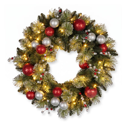 Christmas Wreath With Led Lights