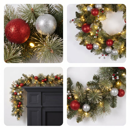 Christmas Wreath With Led Lights