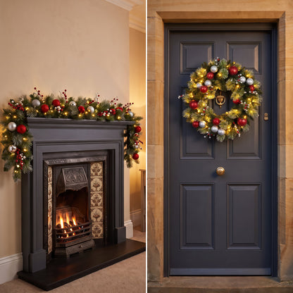 Christmas Wreath With Led Lights