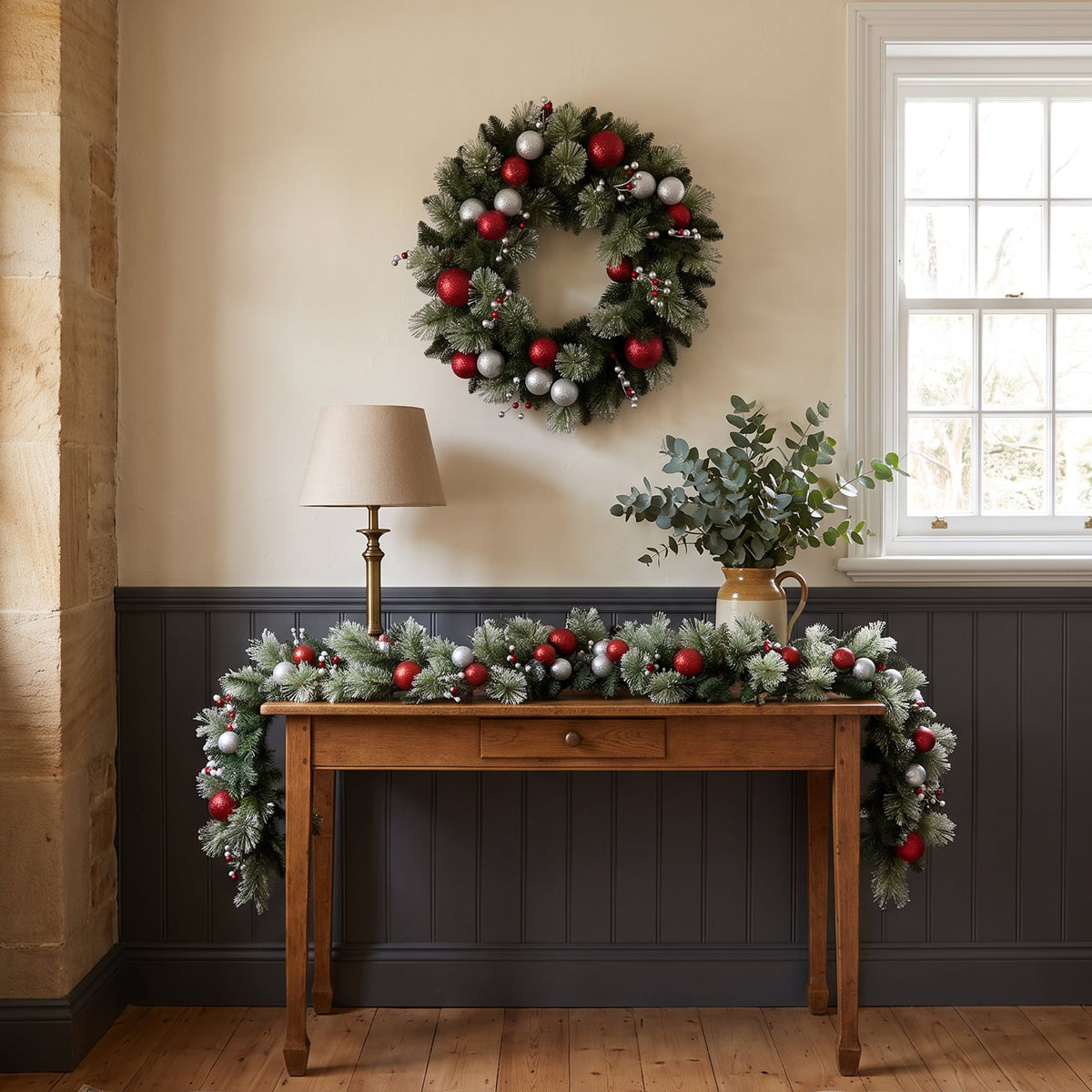 Christmas Wreath With Led Lights