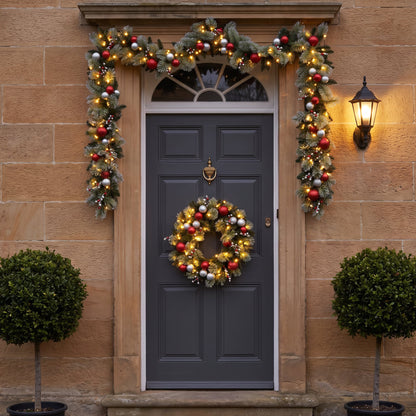 Christmas Wreath With Led Lights