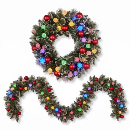 Christmas Decor Set White single