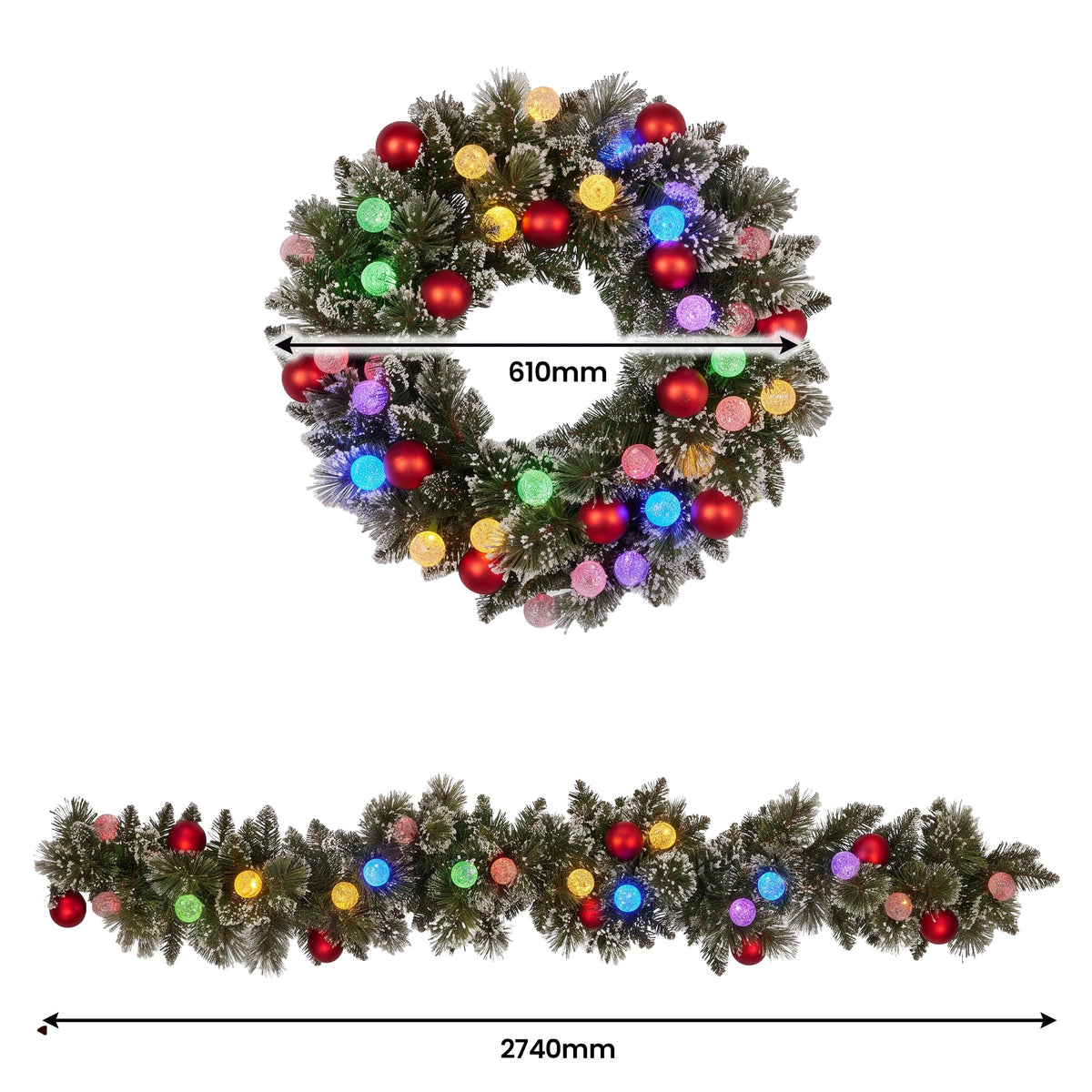 Christmas Decor Set White single
