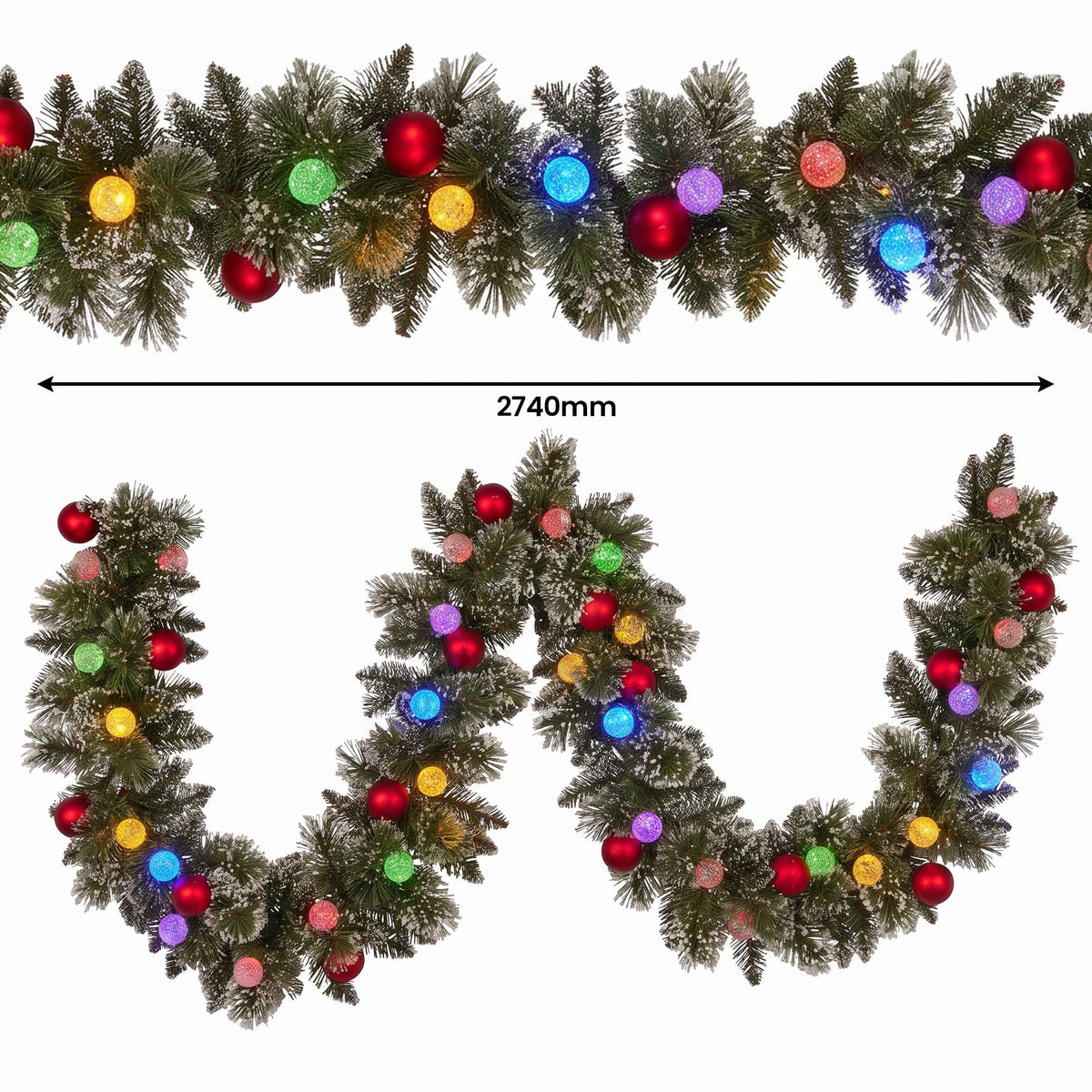 Christmas Decor Set White single