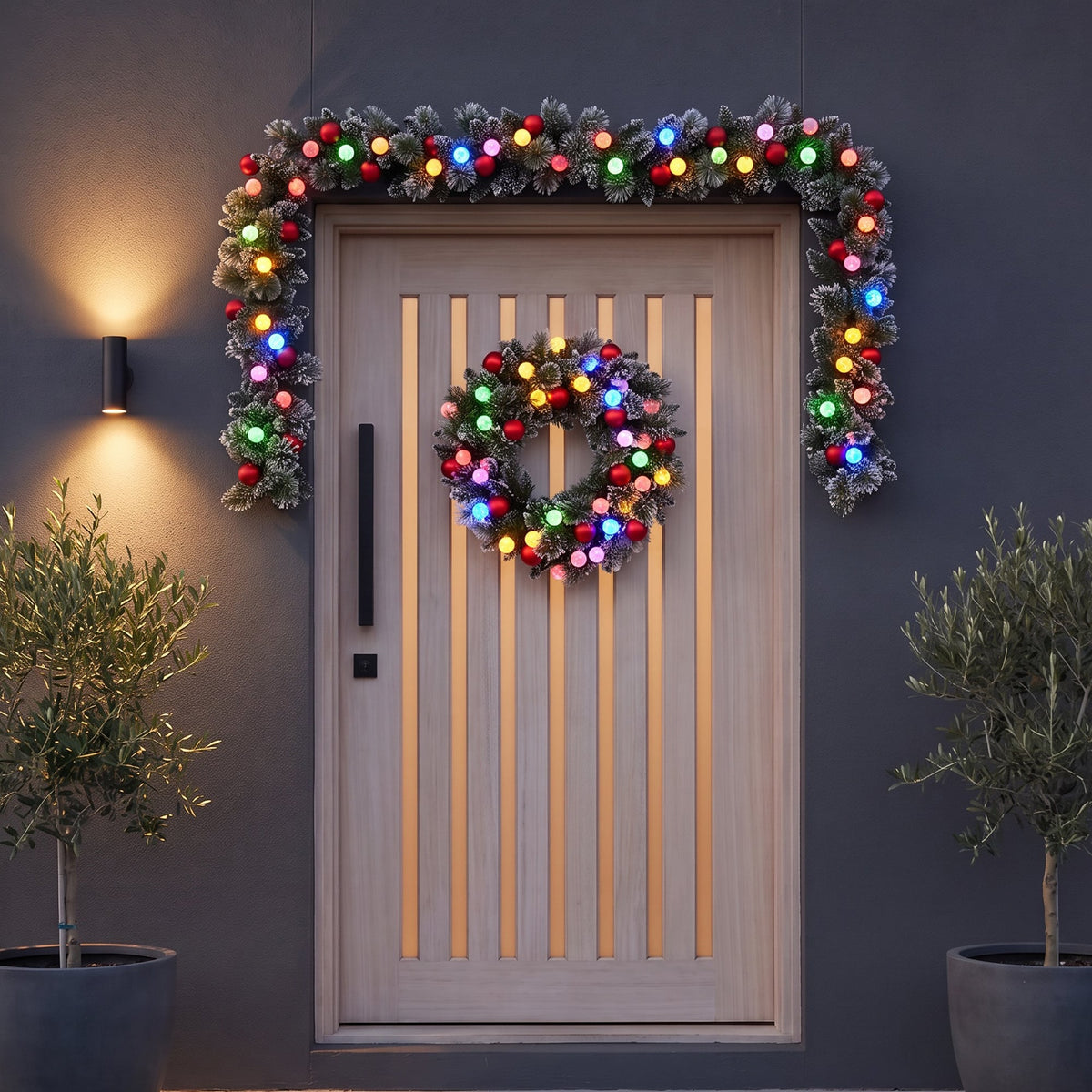 Christmas Decor Set White single