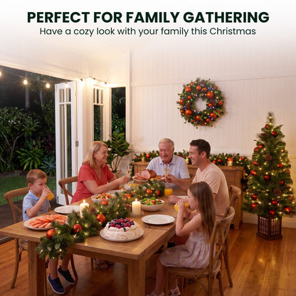 Christmas 3pc Set Potted Tree