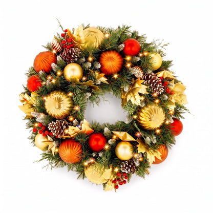 Christmas Wreath White Decorative