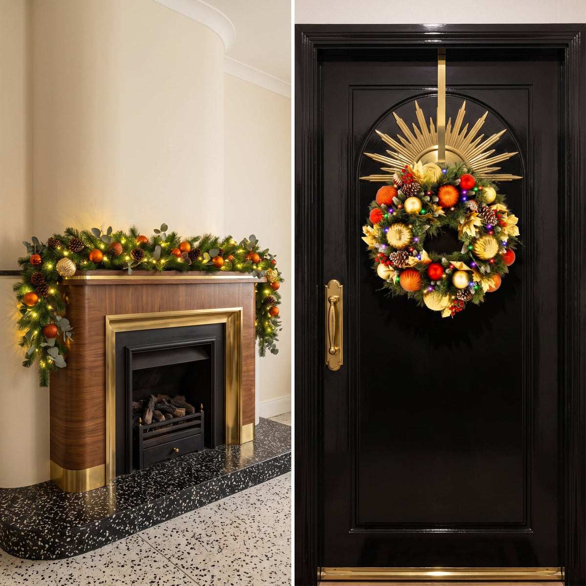 Christmas Wreath White Decorative
