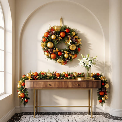 Christmas Wreath White Decorative