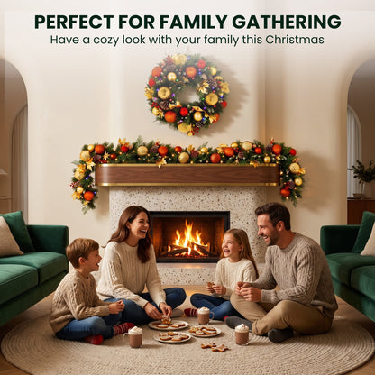 Christmas Wreath White Decorative