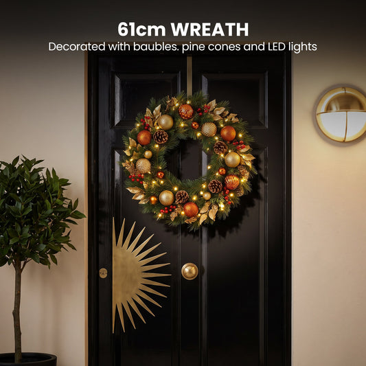 Christmas Wreath White Decorative