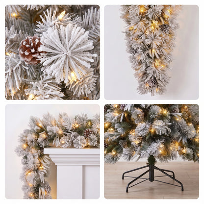 Snowy Christmas 3pc Set White single