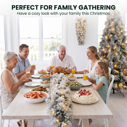 Snowy Christmas 3pc Set White single