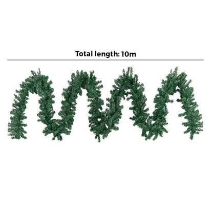 Green Christmas Garland Lights
