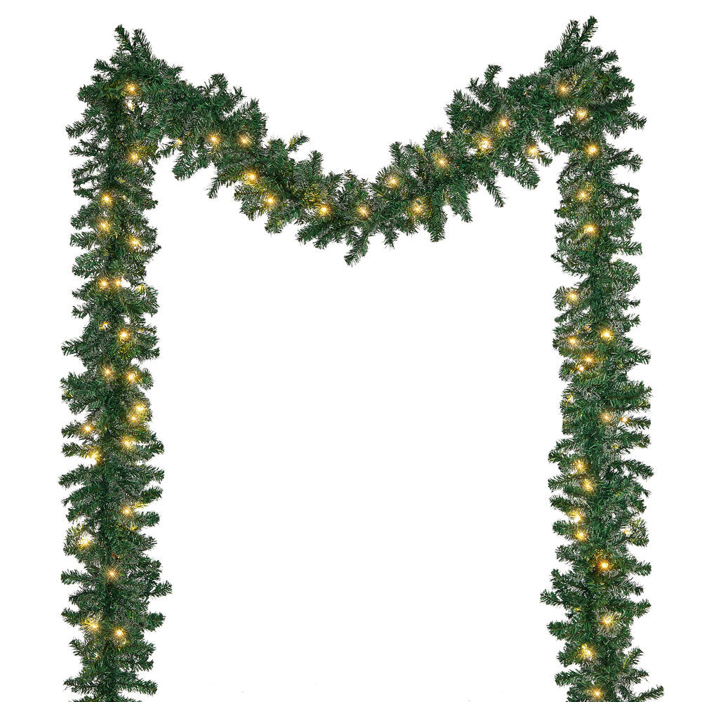 Green Christmas Garland Lights