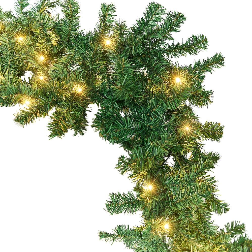 Green Christmas Garland Lights