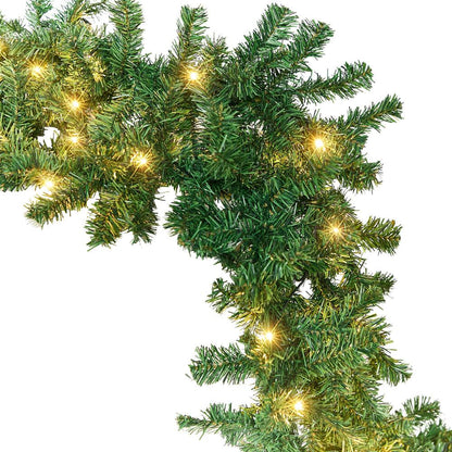 Green Christmas Garland Lights