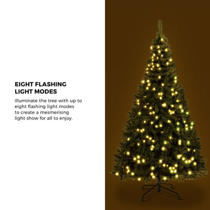 Christmas Tree 2.4M Green Led