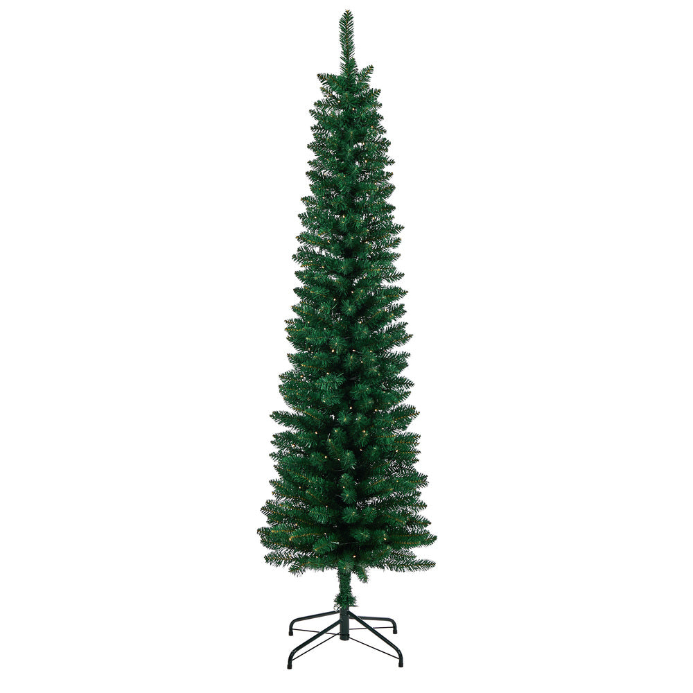 Slim Christmas Tree Warm Lights