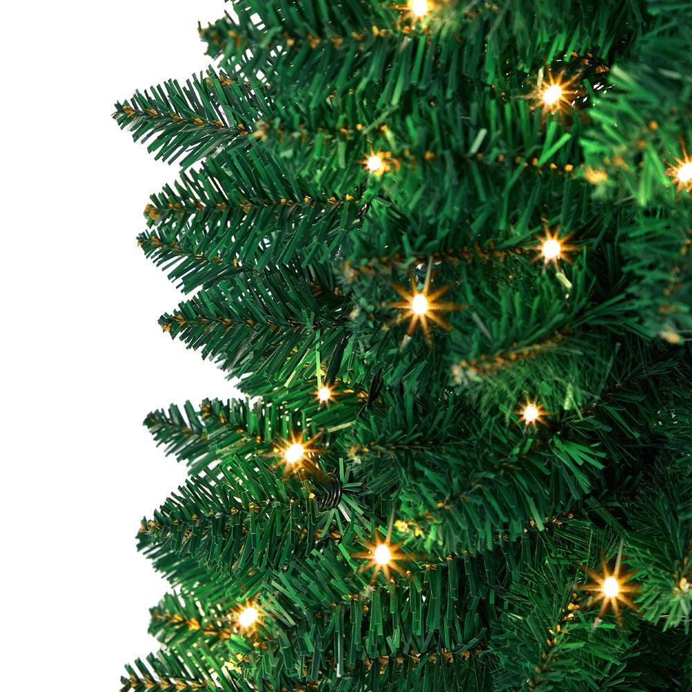Slim Christmas Tree Warm Lights