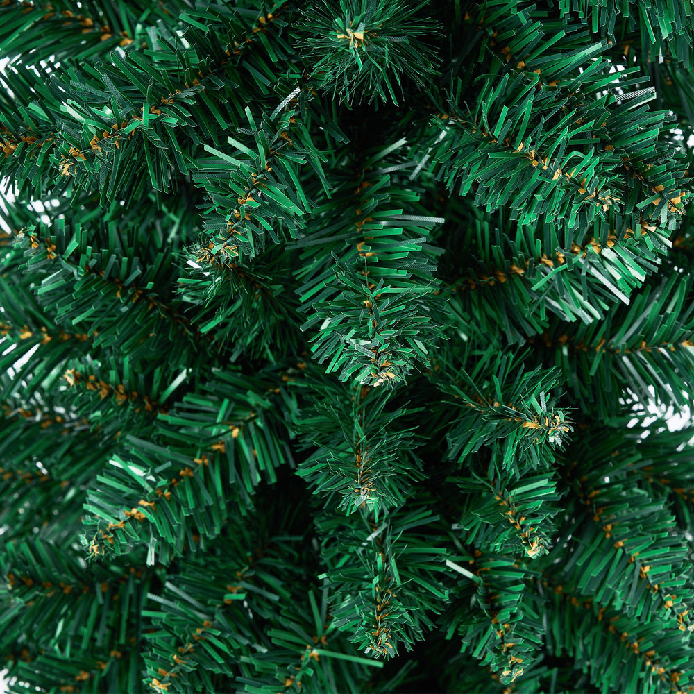 Slim Christmas Tree 1.8M 6FT Green Artificial Xmas Tree for Home Decor