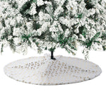 LED Christmas Tree 2.1M 7FT & 8FT Snow-Frosted Green with Tree Skirt Xmas Decor