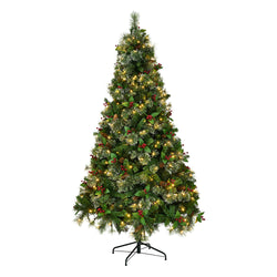 LED Christmas Tree 1.8M 6FT with Lights Ornaments Green