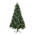 LED Christmas Tree 1.8M 6FT with Lights Ornaments Green