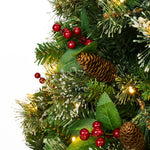 LED Christmas Tree 2.1M 7FT with Lights Ornaments Green