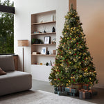 LED Christmas Tree 2.1M 7FT with Lights Ornaments Green