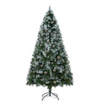 LED Christmas Tree 1.8M 6FT Pre-lit Light 8 Flash Modes Pine Cones