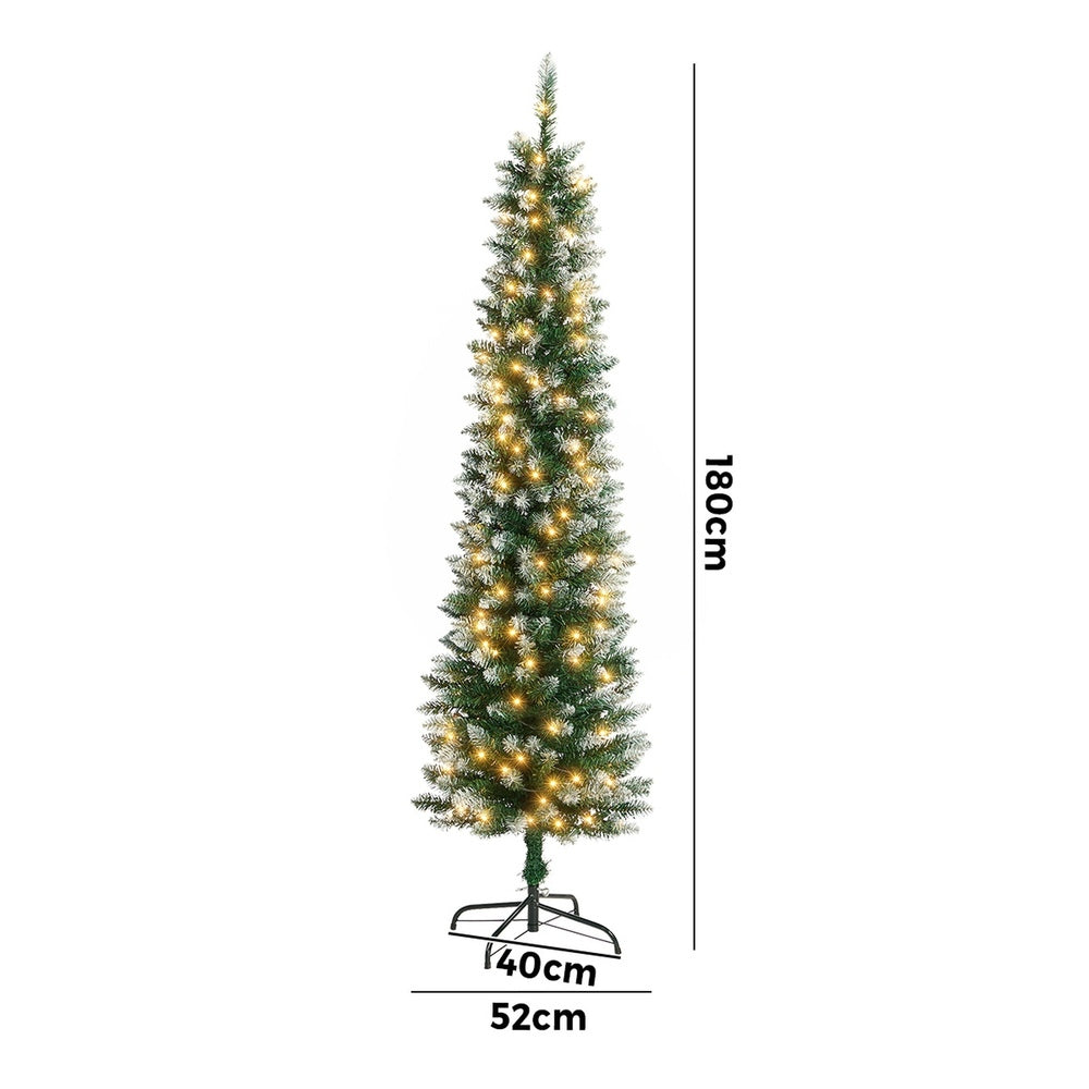Slim Led Christmas Tree White