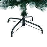 Slim Christmas Tree 1.8M 6FT Green & White Artificial Xmas Tree Decor