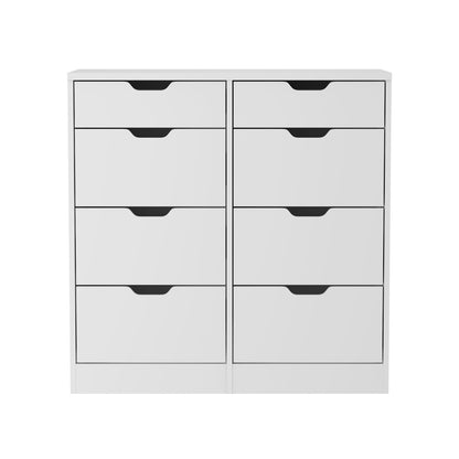 8 Chest of Drawers Tallboy Cabinet Bedroom Storage White