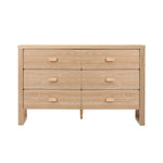 6 Drawer Chest Dresser Natural Wood | HomeAndLiving